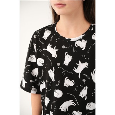 Туника оверсайз для девочки Happyfox