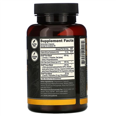 Onnit, Alpha Brain, 90 капсул