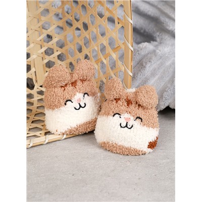 Носки женские флисовые р. 35-40 Лапки новогодний № 2 / MNZ-19/2 /721638