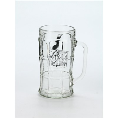 Кружка пивная стеклянная «Ныряй в пятницу», 500 мл