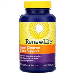 Renew Life, Bowel Cleanse Colon Support, 150 Vegetarian Capsules