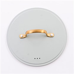 1133-1 Кастрюля алюминий тяжёлая 6,2л VALENTINA кован/алюм/нерж/ст MB (х6)