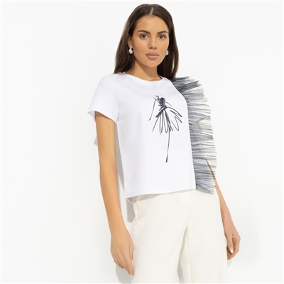 Футболка с объемным декором, Завоюй меня