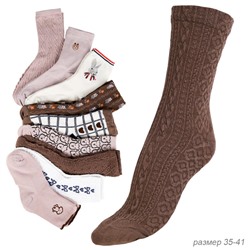Носки женские р. 35-40 / ZS13 /уп 10/300/ ОДНА ПАРА/МАРКА