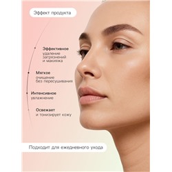 Термально-мицеллярная вода для лица NATURE ME с гидролатом розы, 320 мл