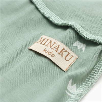 Ползунки детские MINAKU: Короны, рост 80-86 см, оливковые