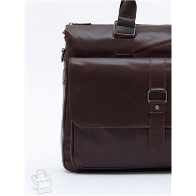 Портфель мужской кожаный 0066Z coffee Zinimsk