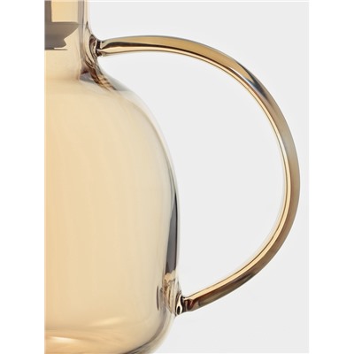 Набор для напитков Magistro «Голден», 5 предметов: кувшин 1 л, 4 кружки 350 мл, стекло, золотистый