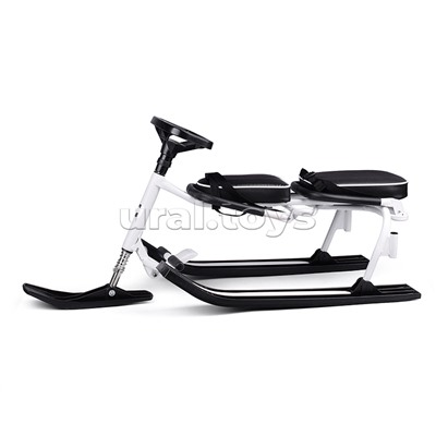 Игрушка Снегокат детский 505 "TWINS BABY PUSH" для двоих (Белый)