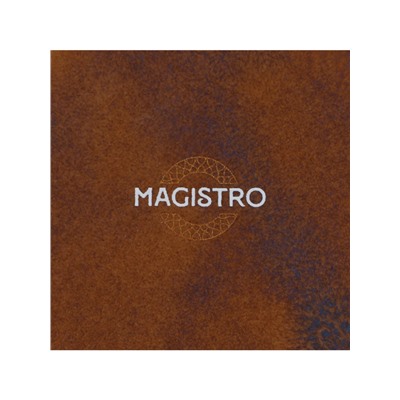 Салатник Magistro Garland, 500 мл, d=16 см, фарфор, синий, коричневый