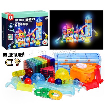 Конструктор магнитный "Орбитальные шарики" (69 дет.)