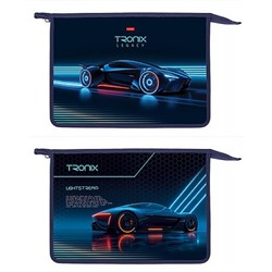 Папка для тетрадей А4 на молнии сверху пластиковая "Троникс" (094805) 03052 Хатбер