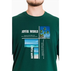 Футболка с принтом  М126038Пз