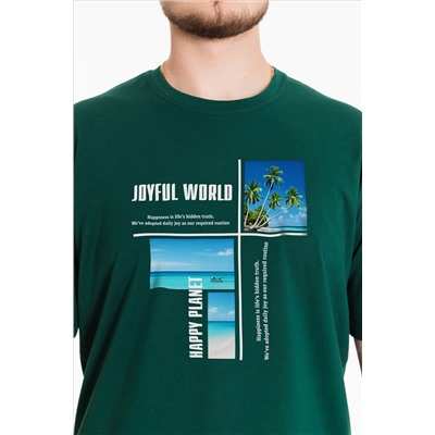 Футболка с принтом  М126038Пз