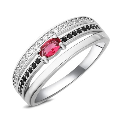 Кольцо, куб.циркон., BY-5997-2F