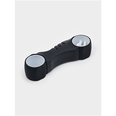 Точилка для ножей Доляна «БэтМобиль», 3 степени заточки, 19.2×4.4×6.2 см, чёрная