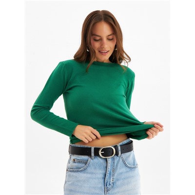 Джемпер женский MINAKU, зелёный, размер 42-44