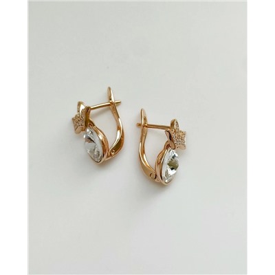 Серьги с кристаллами Swarovski