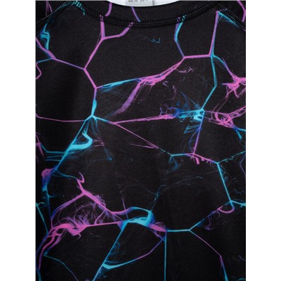 Термокомплект трикот. для девочек: фуфайка (футболка) с длин. рук, брюки