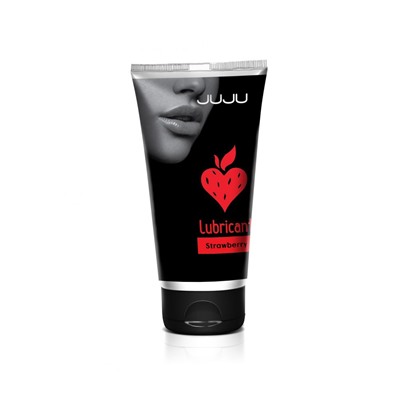 Съедобный лубрикант JUJU Strawberry с ароматом клубники - 50 мл.