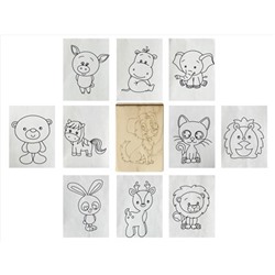 Многоразовая раскраска "Животные"