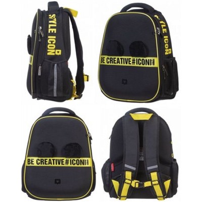 Рюкзак школьный "ЭРГОНОМИК ЛАЙТ. Мягкий и пушистый" 38х29х17 см (072941) 85002 Хатбер