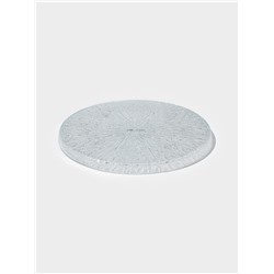 Тарелка Magistro Waterfall, d=32 см, стекло, прозрачная