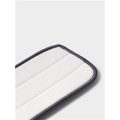 Насадка для швабры с распылителем Доляна, 40×13 см, микрофибра, серая