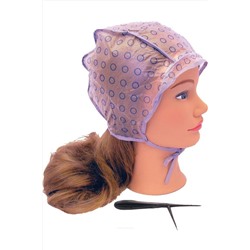 Dewal Шапочка для мелирования с крючком СА-9151, 4 шт., фиолетовый KRISTALLER, 1106168