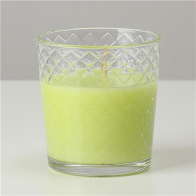 УЦЕНКА Свеча ароматическая в стакане "Ландыш", подарочная упаковка, 8х8,5 см, 30 ч