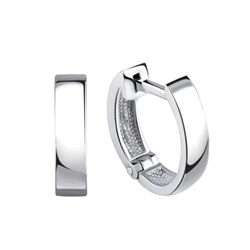 Серьги из серебра без вставки, Л-11092