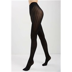 Фантазийные CONTE LACY LINE Колготки с ажурным рисунком и полосами