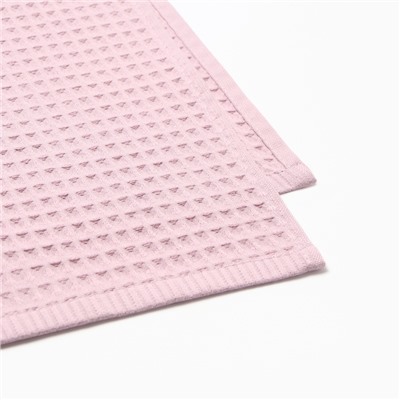 Набор банных полотенец LoveLife "Waffle lavender " 2 шт: 100х150, 50х100 см., 100% хл