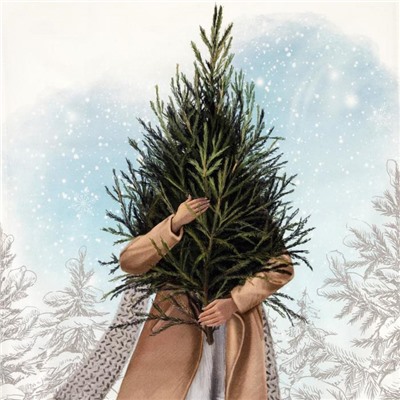 Полотенце «Этель» Волшебного Нового Года 40×73 см, 100% хл, саржа 190 г/м²