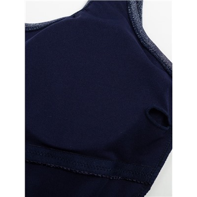 Купальник женский слитный MINAKU, размер 44, синий