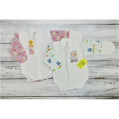 Боди д/детей комбинированный (футер)