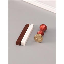 Подарочный набор для сургучной печати «Бобёр», печать, ручка, сургуч, 12.5×10×3.6 см