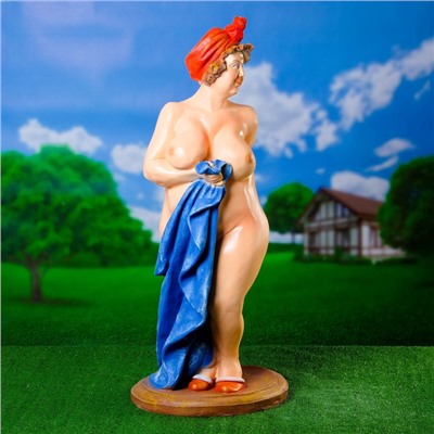 Садовая фигура из полистоуна «Банщица», 98×40×40 см