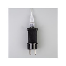 Светодиодная фигура «Кружевная ёлка» 70×90×17 см, металл, 31 В, мерцание, свечение зелёное