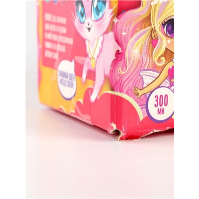 УЦЕНКА Роспись стеклянной кружки красками «Принцесса с розой»