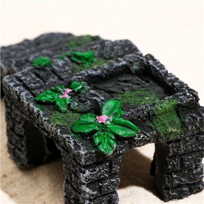 Мост - укрытие под камни, 13.7×6×5 см