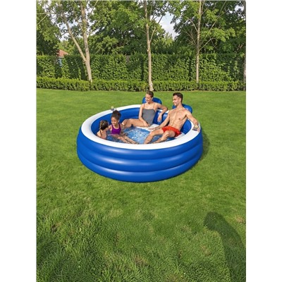 Бассейн надувной «Семейный», 231×219×79 см, от 6 лет, 54422