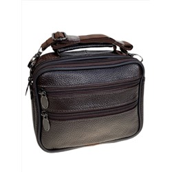 Сумка мужская из натуральной кожи, цвет коричневый