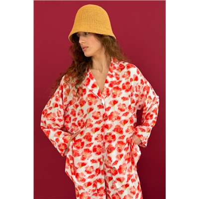 Блузка  СЕТ113/02/Маки