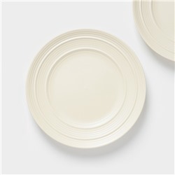 Тарелки Magistro Jarwah Lugerne, 21.4×2.4 см, набор 2 шт., фарфор, молочные
