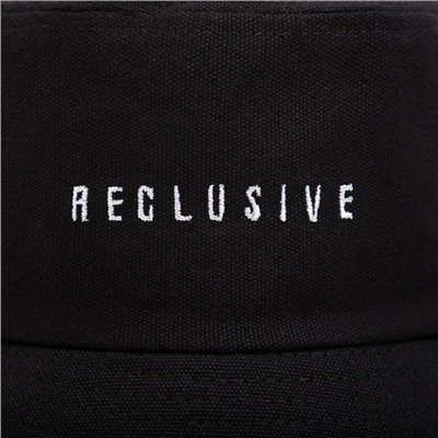 Панама с надписью MINAKU, чёрная, размер 56-58