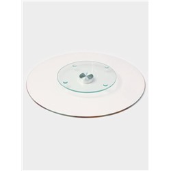 Подставка для торта Доляна «Фруктовый лёд», d=32 см, вращающаяся. стекло, разноцветная