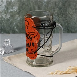 Кружка стеклянная пивная «С легким паром», 500 мл