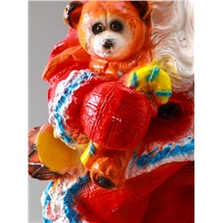 УЦЕНКА Фигура "Дед мороз" 52х32х26,5 см, красный