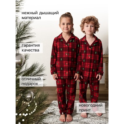 Пижама детская KAFTAN Red mood, р.30 (98-104 см)